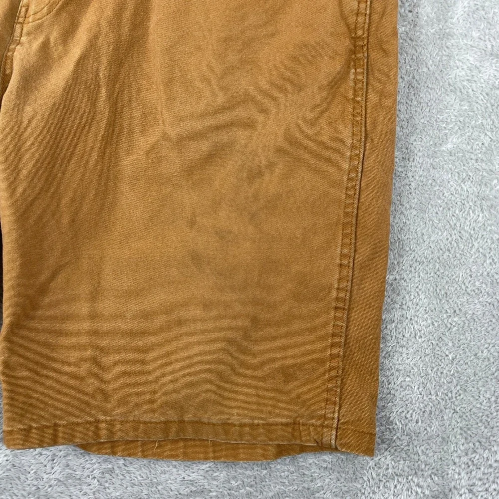 Dickies Carpenter Shorts Mens 40 Brown Duck Canvas Utility Workwear Skater